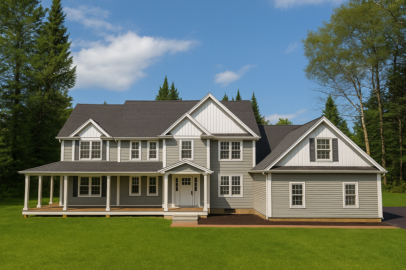 Front elevation of Plan 240303