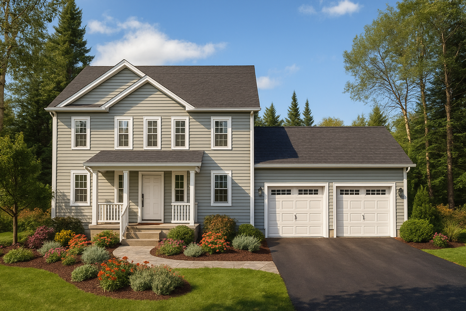 Front elevation of Plan 240401