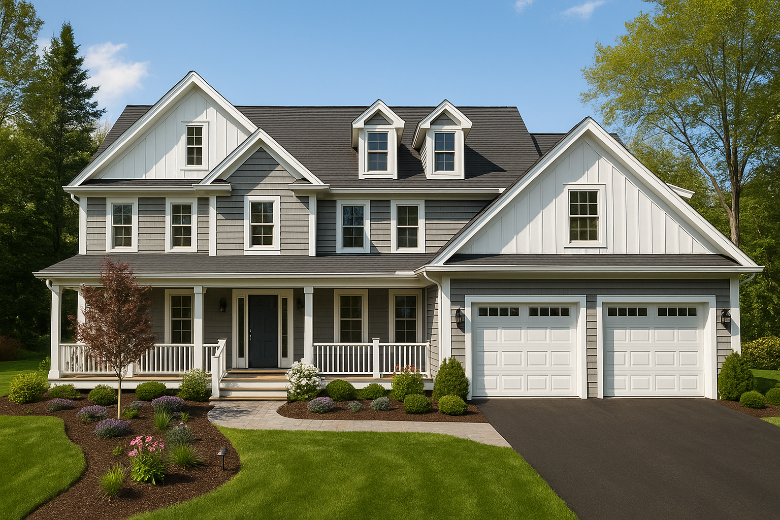 Front elevation of Plan 240406