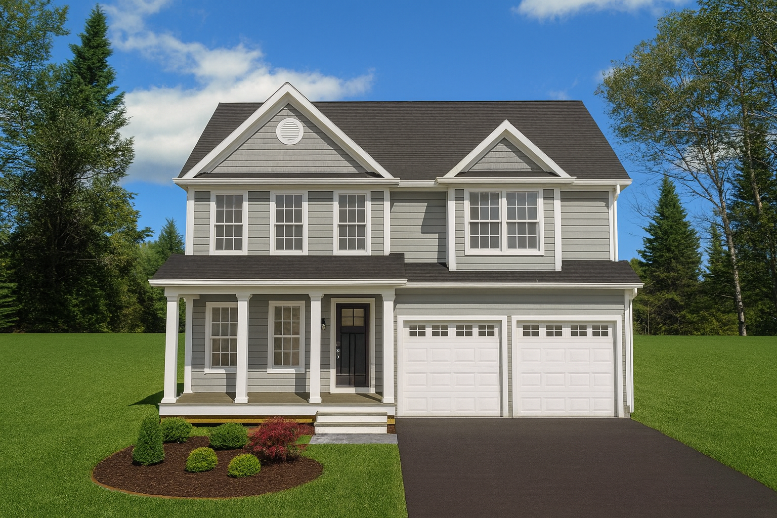 Front elevation of Plan 240705
