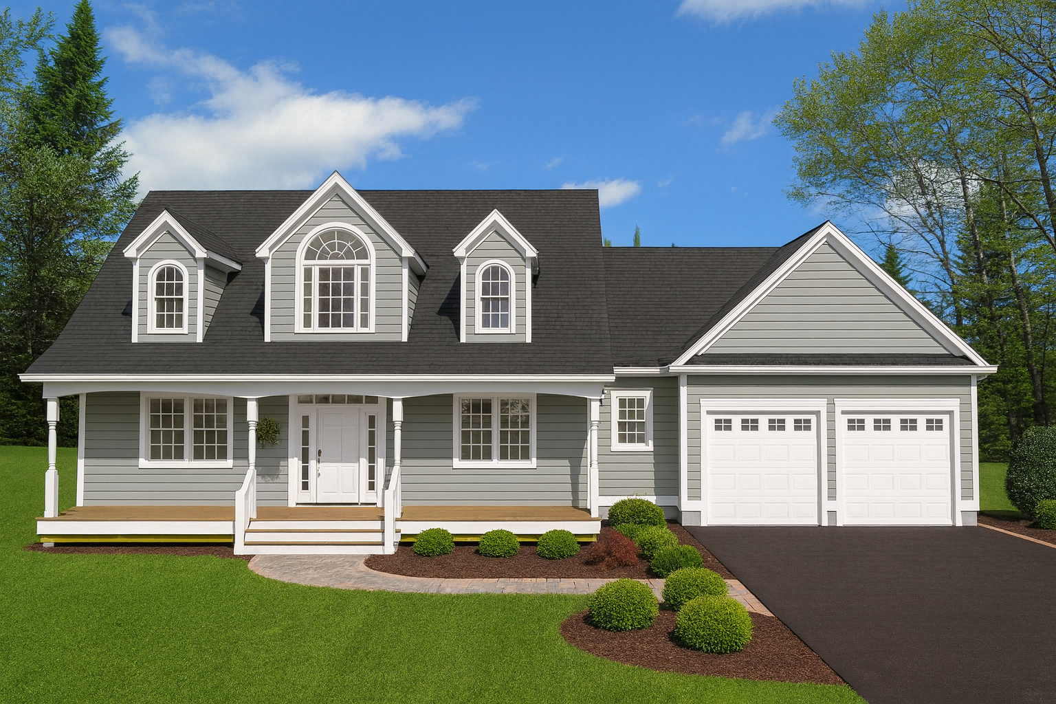 Front elevation of Plan 240802