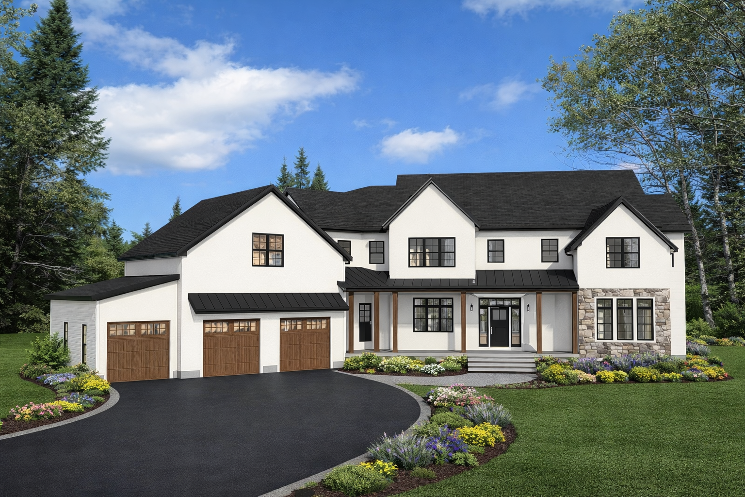 Front elevation of Plan 241109